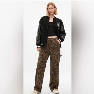GAP Tan Leopard Print Pants